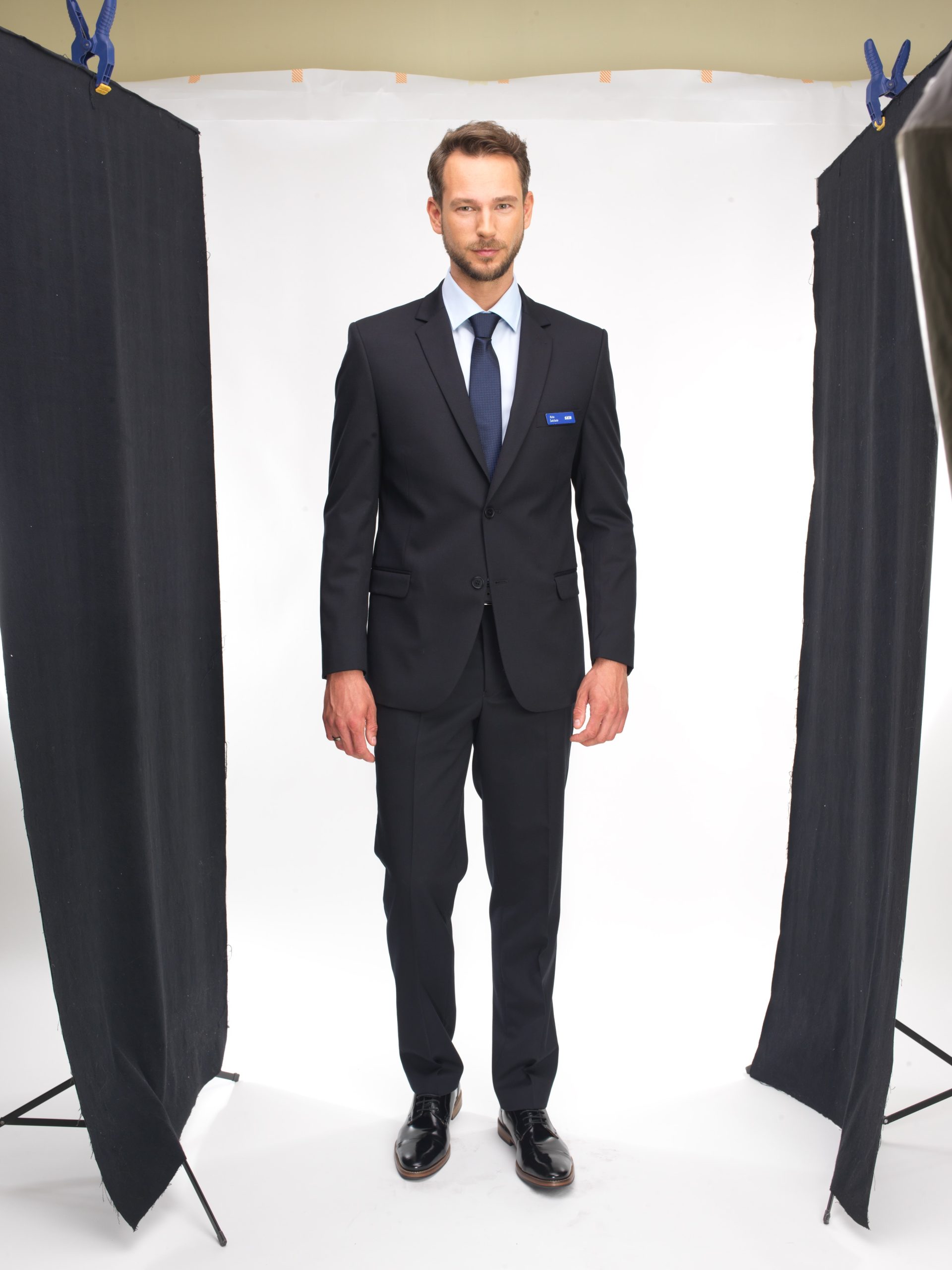 Male jacket. RA model. Miroglio. Navy blue