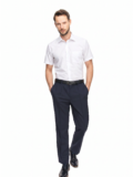 Classic shirts for men with short sleeve