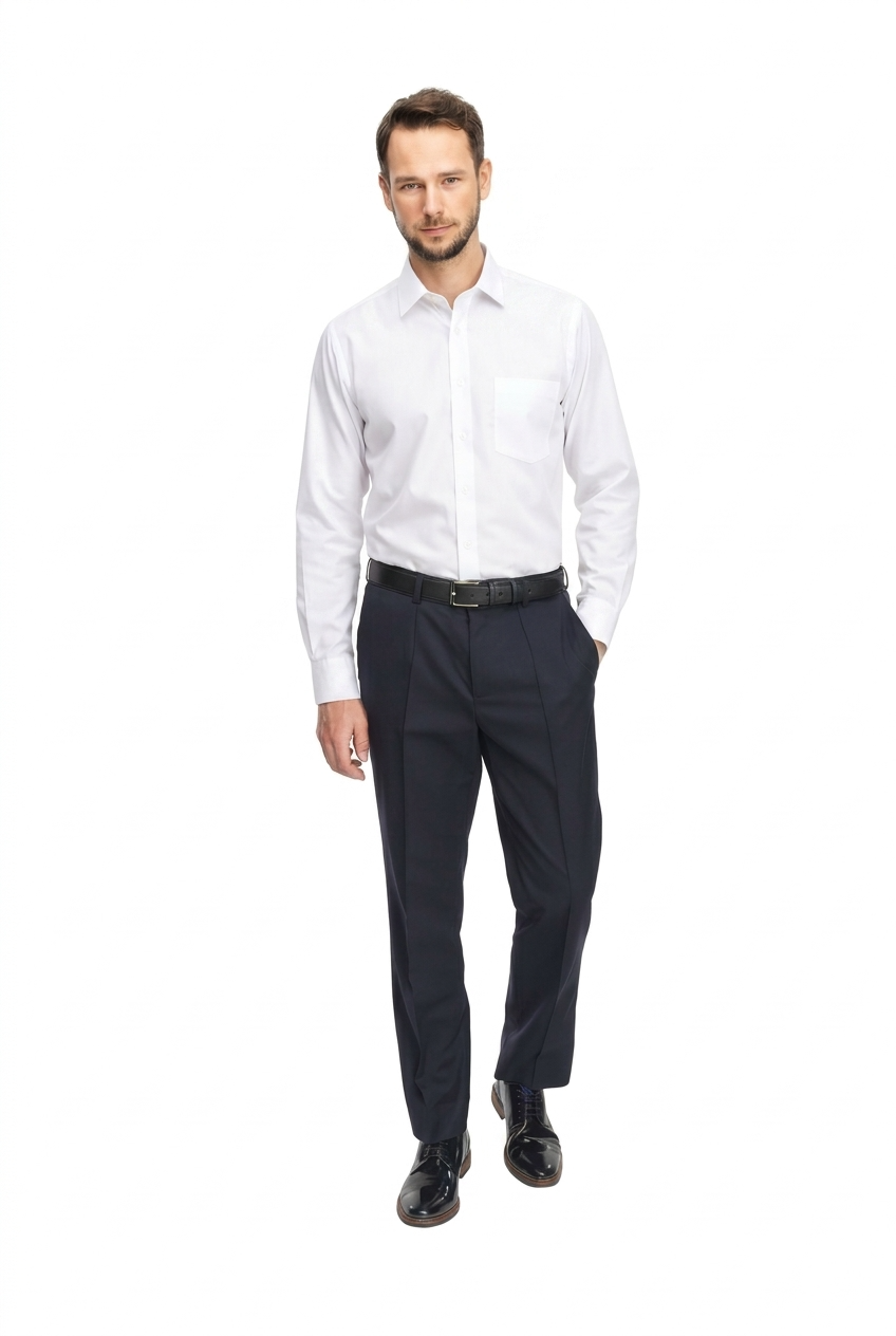 Classic shirt for men with long sleeves